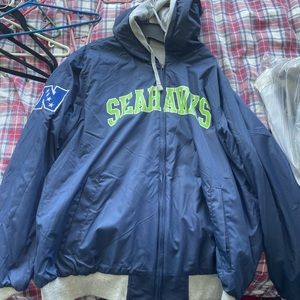Seattle Seahawks Reversible Zip-Up Hoodie